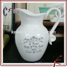 Best Selling Wholesale Porcelain Ceramic Water Pitcher